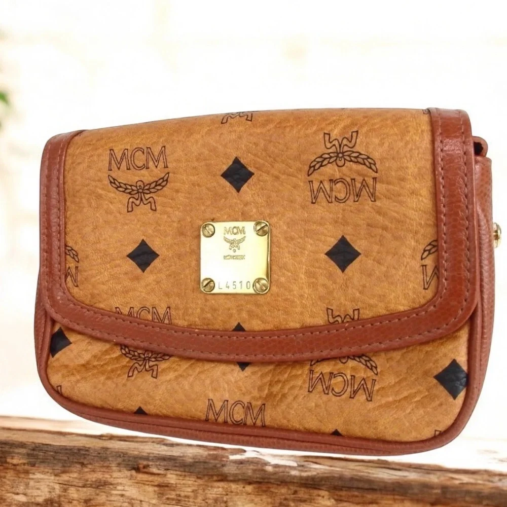MCM Visettos Leather Pouch- Germany 😍🔥